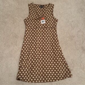 NWT Toad&Co Rosemarie Sleeveless Dress - Honey Brown
